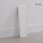10pcs Self-Adhesive Wooden Stickers Wall Stickers Skirting Lines 10mm Thickness Suitable for All Indoor Places 17.72X4.72In