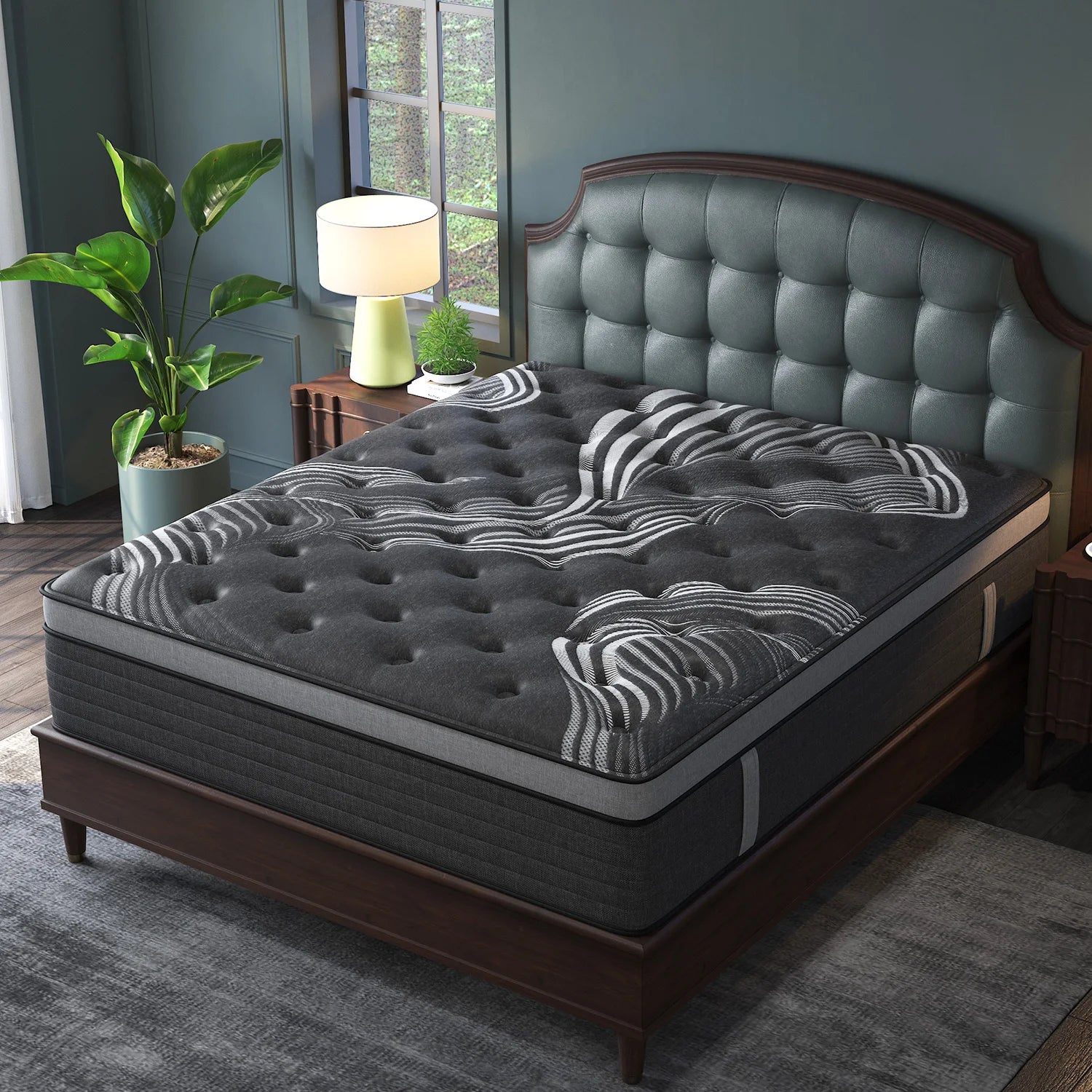 12"14" Gel Memory Foam Twin Full Queen King Bed Mattress In A Box, Medium Firm Motion Isolation