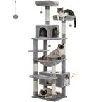 Multi-Level Cat Tree Tower with Scratching Posts&Board