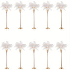 Wedding Centerpiece Vase, Floor Vase - 32.5 Inch Multi-Purpose Metal Vase for Party Events, Christmas and Halloween Decorations