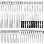 72 Pieces Silverware Set with Steak Knives