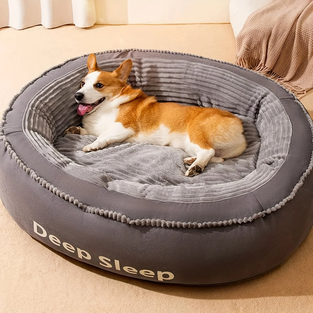 Round Comfortable Pet Bed