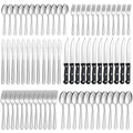 72 Pieces Silverware Set with Steak Knives
