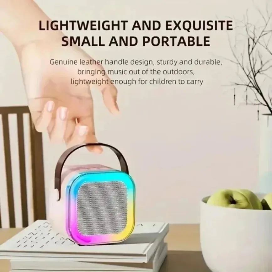 Portable K12 Karaoke Machine Wireless RGB Lights