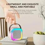 Portable K12 Karaoke Machine Wireless RGB Lights