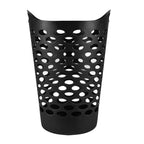 2 Pack Flexible Laundry Hamper with Carrying Handles Round Shape Durable Plastic
