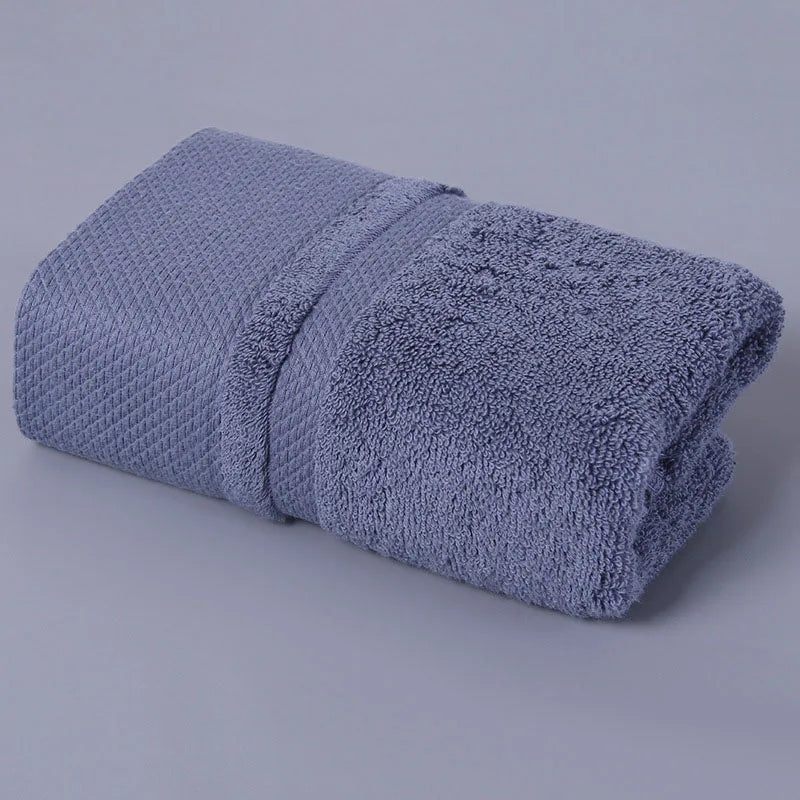 Solid Color Cotton Super Absorbent Hand andFace Towel