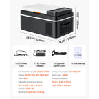20L 22L 35L 45L 55L Car Refrigerator Mini Fridge Freezer Portable Compressor Cooler DC 110-240V Ice Box for Camping