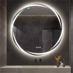 LED Illuminated Wall Mounted Vanity Mirror with Anti-Fog Feature