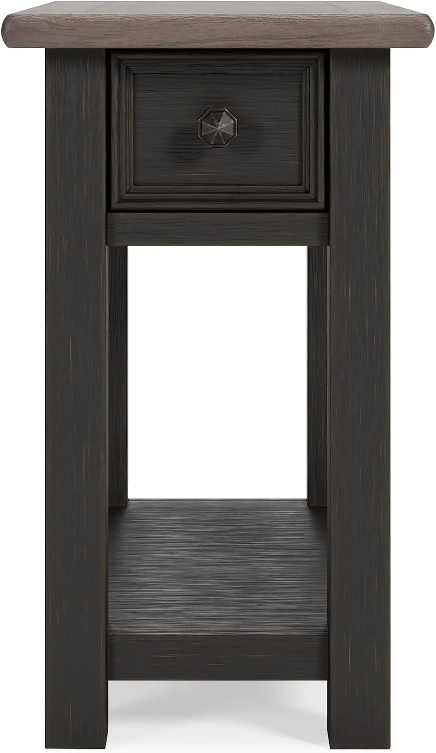 Tyler Creek Chair Side End Table, Smooth-gliding Drawer