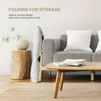 Soft Faux Fur Large Size Folding Lounge Reading Chair