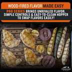 Grills Pro 22 Wood Pellet Grill amp Smoker, Electric Pellet Smoker Grill Combo, 572 sq. in. Grilling Capa