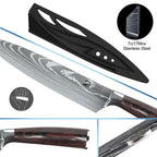 8pcs Kitchen Knife Damascus Stainless Steel Set
