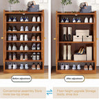 Shoe Rack for Closet, Entryway Shoe Storage Cabinet for 36-40 Pairs,