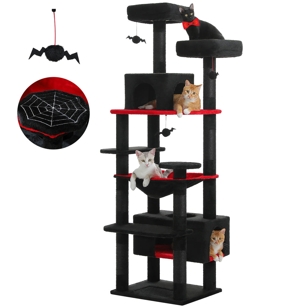 Large Cat Tree and Tower With Covered Scratching Post and much more