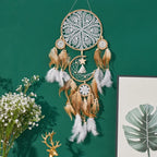 5-piece large Dream Catcher, Handcrafted Moon Dream Chaser,