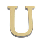 26 English Letters Wall Sticker 3D Mirror Acrylic Gold