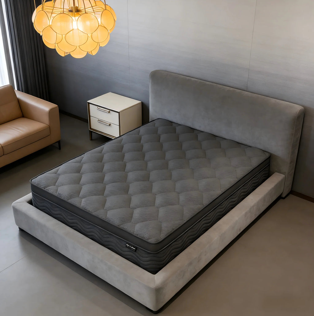 King Queen Full 12 inch Premium Hybrid Mattress in a Box with Back Lumbar Support, Pocket Spring Bed for Motion Isolation