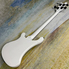 Hot Sale Electric Bass Guitars Ricken 4003 Model White Color Black Hardware