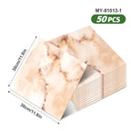 50pcs SXP Floor Sticker Peel and Stick 11.81x11.81in Self adhesive Wall Stickers Easy DIY 1.5mm thick Applies to any indoor