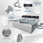 Commercial Electric Deep Fryer with Baskets