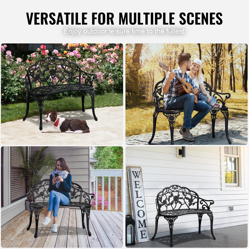 Metal Garden Bench