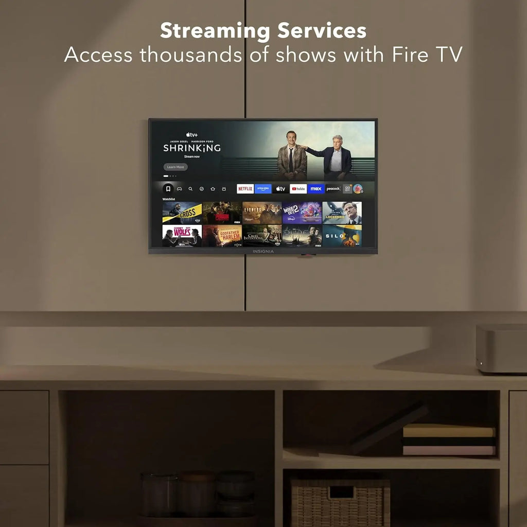 24" Smart Fire TV with Alexa Voice Remote, Free & Live TV Streaming, HD LED Display