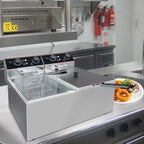 Commercial Electric Deep Fryer with Baskets