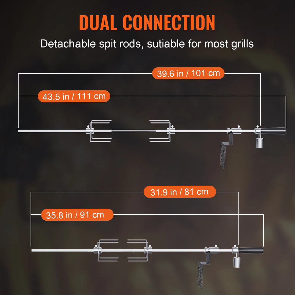 Universal Grill Rotisserie Kit