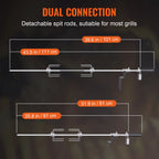 Universal Grill Rotisserie Kit
