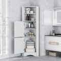 3Colors Tall Bathroom Corner Cabinet,