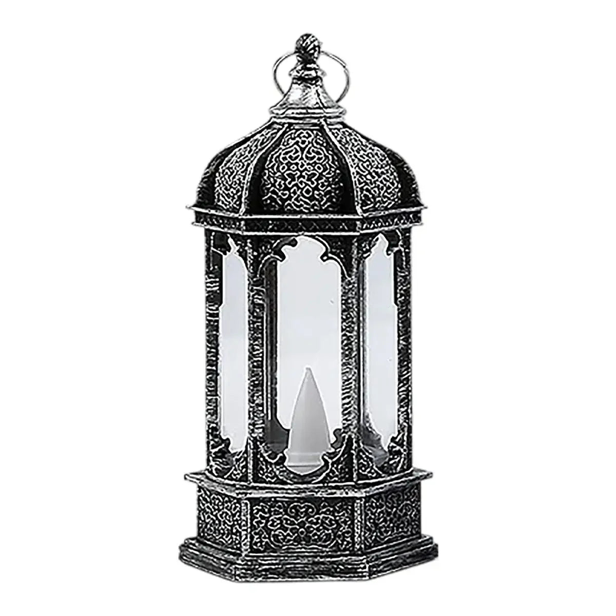 Battery Powered Led Candle Lantern Vintage Light Hanging Lamp Night Table Hand For Decoration Atmosphere Party Lighting Lanterns