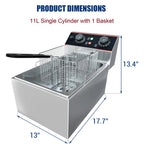 Commercial Electric Deep Fryer with Baskets