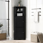 3Colors Tall Bathroom Corner Cabinet,