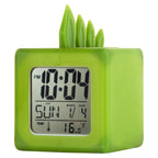 LED Color Changing Dinosaur Alarm Clock Portable Battery Operated