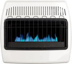 30,000 BTU Liquid Propane Blue Flame Vent Free Wall Heater, White