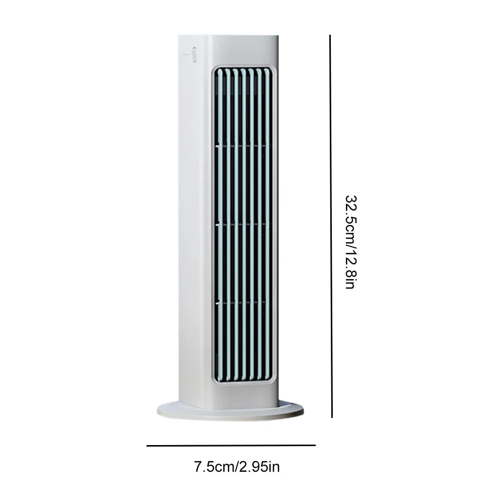 Leafless  Fan 3 Mode Silent Cooling Fan Multi-Purpose Bladeless Air Cooler Fan for Bedroom Living Rooom Bathroom