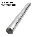 5/2/1M Modern Kitchen Oil-proof Self Adhesives Stickers High-temperature Aluminum Foil Gas Stove Cabinet Contact Sticke