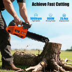 25.4cc Top Handle Chainsaw, 2-Stroke Engine