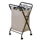 7172 Rolling Laundry Hamper with HeavyDuty Canvas Bag