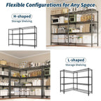 Heavy Duty Metal Shelving Unit 4-Tier Wire Rack