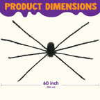 5 ft Light Up Giant Spider Halloween Decorations