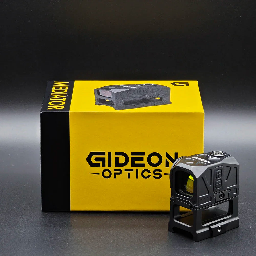 Gideon Optics Mediator Red Dot Multi-Reticle Sight 16mm Reflex Sight for Hunting