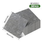 50pcs SXP Floor Sticker Peel and Stick 11.81x11.81in Self adhesive Wall Stickers Easy DIY 1.5mm thick Applies to any indoor