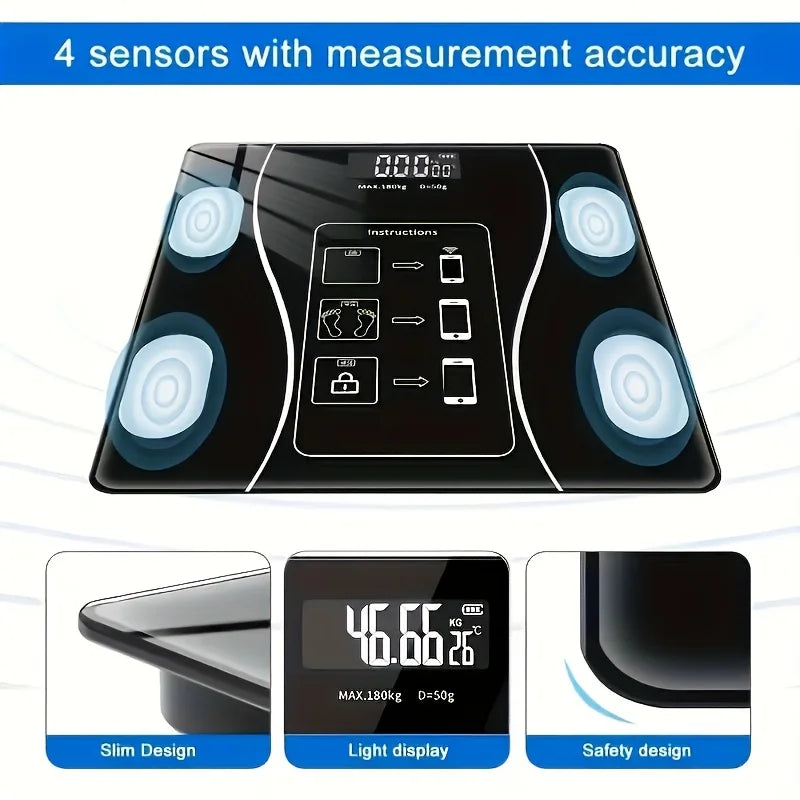 Electronic Scale, 396 Pound Digital Bathroom Scale