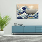 Art Great Wave of Kanagawa Katsushika Hokusai Giclee Canvas Prints