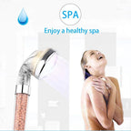 LED Shower Head with Filtration Automatic 7-color Changing Shower Head