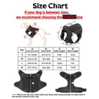 Military Large Dog Harness Collar Leash Bags Patches Set