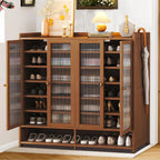 Shoe Rack for Closet, Entryway Shoe Storage Cabinet for 36-40 Pairs,