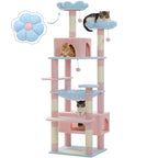 Multi-Level Cat Tree Tower with Scratching Posts&Board